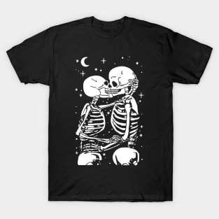 Skeleton's Kissing T-Shirt